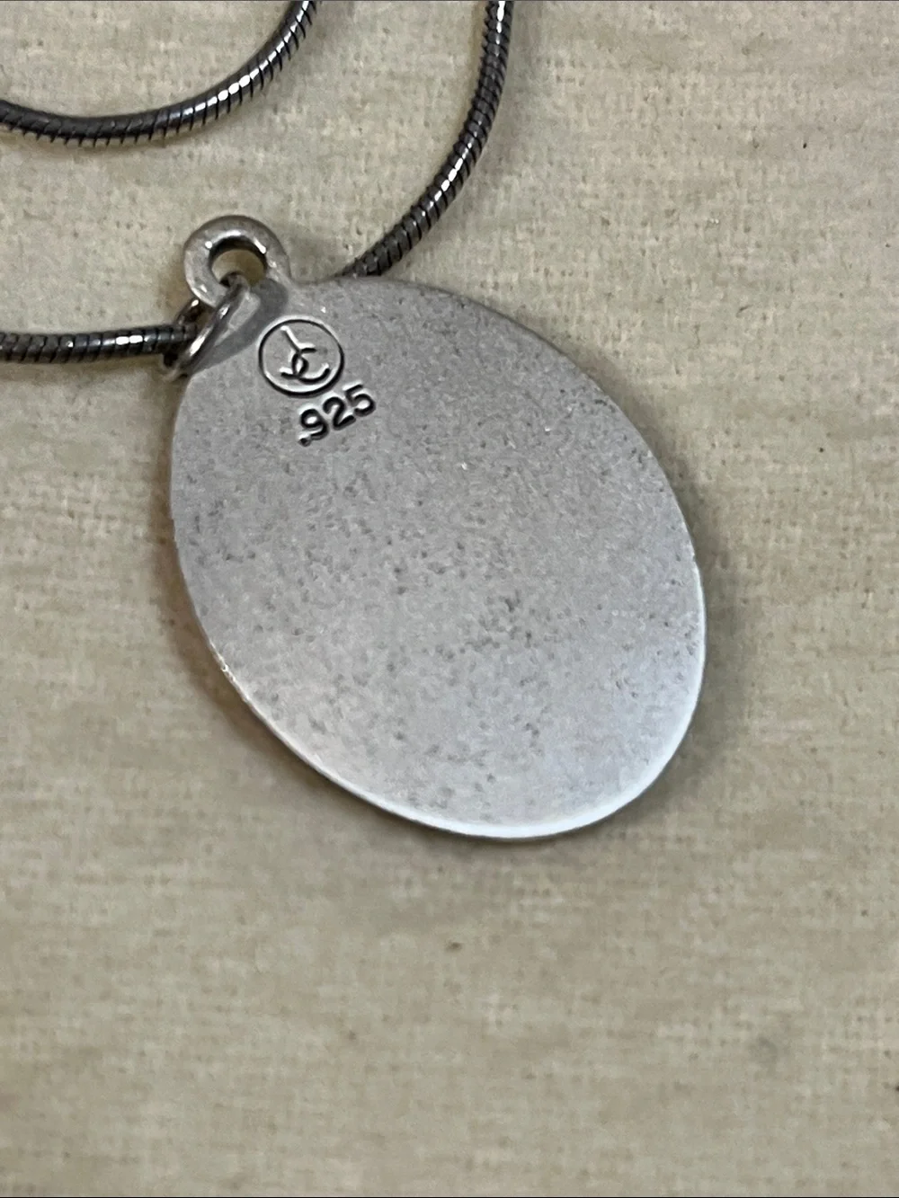 Saint Anthony Devotional Pendant Necklace in 925 Sterling silver Italy